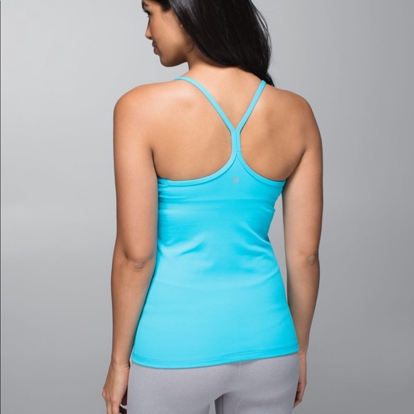 lululemon athletica Tops - Blue LuluLemon Power Y Tank